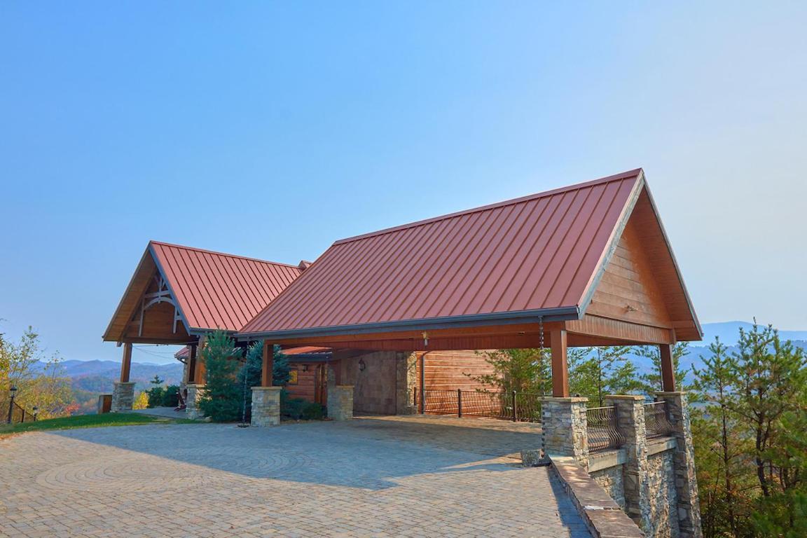 سيفيرفيل Journey'S End, 5 Bedrooms, Sleeps 12, Private Outdoor Pool, Theater, Sauna المظهر الخارجي الصورة